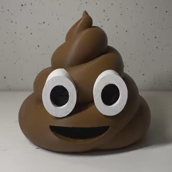 Poop Emoji Decor | Fun Desktop Ornament and Gift | Quirky Home and Room Decoration