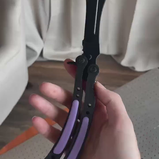 Butterfly Knifw Trainer Toy Practice Balisong Dull Blade Flipping Tool Knifw Fidget Toy All Colors Training Knifw