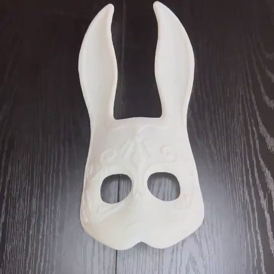 Therian Mask Mystical Indian Bunny | TherianMask | BunnyTherian | |Therian | Quadrobics | FurryArt | MaskMaking |