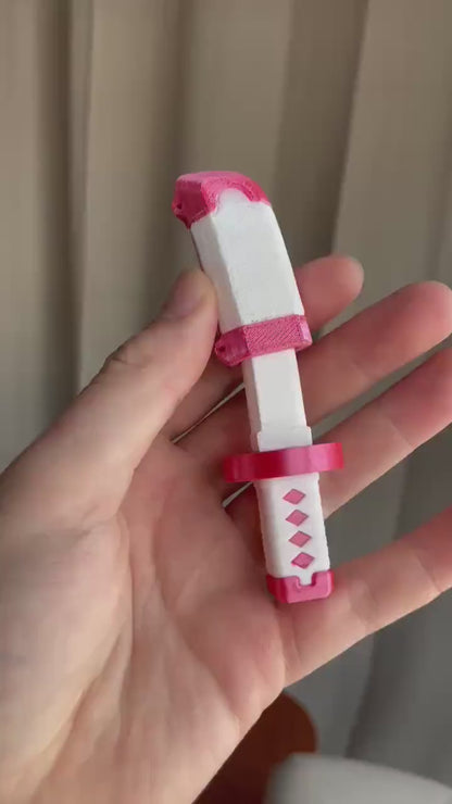 Fidget Mini Sword Toy Kogatana - Mini Katana - Stress Relief Desk Toy - TikTok Viral Sensory ADHD Focus Tool Gift