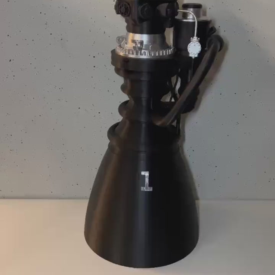 Rocket Engine Replica | Detailed Spacecraft Display Piece | Iconic Decor for Space Enthusiasts & Collectors