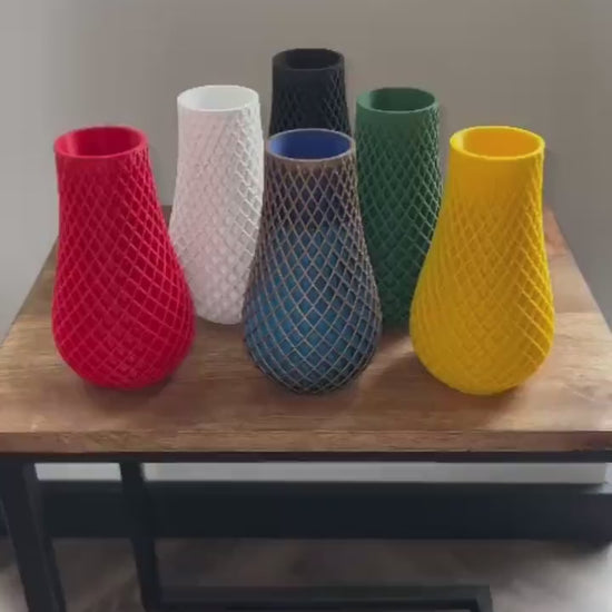 Vase Modern Minimalist Decor | Geometric Abstract Design | Unique Statement Piece for Contemporary Homes