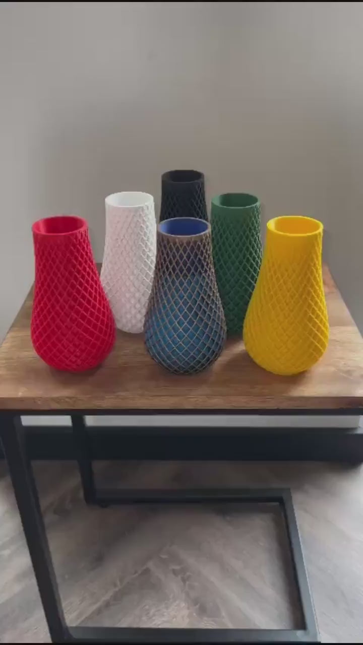 Vase Modern Minimalist Decor | Geometric Abstract Design | Unique Statement Piece for Contemporary Homes